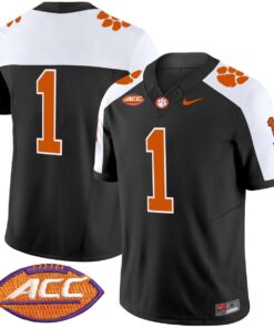 Team Jersey 1 Clemson Tigers 2025 Vapor Limited Stitched Black Alter