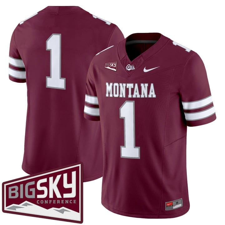 Team Jersey #1 Montana Grizzlies 2025 Vapor Limited Stitched - Image 5