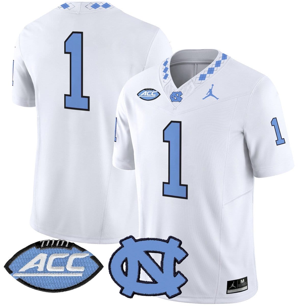 Team Jersey #1 North Carolina Tar Heels 2025 Vapor Limited Stitched 1 Team Jersey #1 North Carolina Tar Heels 2025 Vapor Limited Stitched