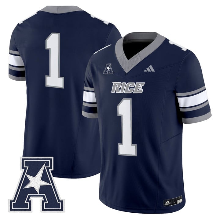 Team Jersey #1 Rice Owls 2025 Vapor Limited Stitched - Image 2
