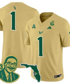 Team Jersey #1 South Florida Bulls Lee Roy Selmon Legacy Stitched 8 Team Jersey 1 South Florida Bulls Lee Roy Selmon Legacy Stitched Gold