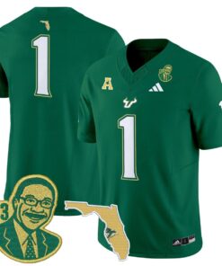 Team Jersey #1 South Florida Bulls Lee Roy Selmon Legacy Stitched 9 Team Jersey 1 South Florida Bulls Lee Roy Selmon Legacy Stitched Green