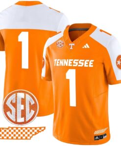 Team Jersey 1 Tennessee Vols Rebrand 2026 Checkerboard Stitched Orange Alter