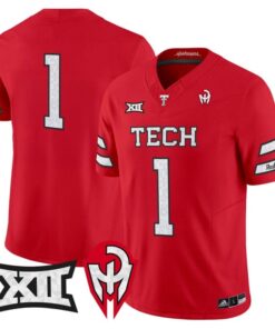 Team Jersey 1 Texas Tech Red Raiders Too Cold Vapor Limited Stitched Red