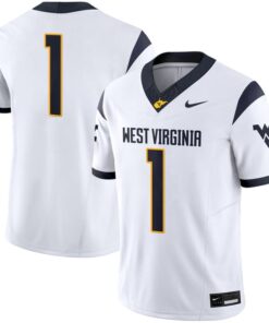 Alternative view of Team Jersey #1 West Virginia Mountaineers 2025 Vapor Limited Stitched