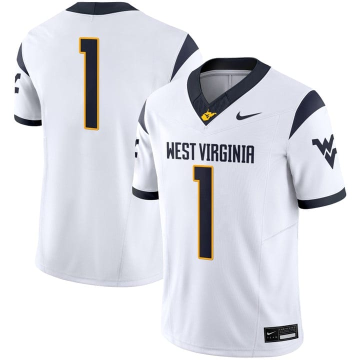 Team Jersey #1 West Virginia Mountaineers 2025 Vapor Limited Stitched - Image 2