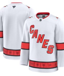 Team Jersey Carolina Hurricanes 2025 26 Premium Stitched White