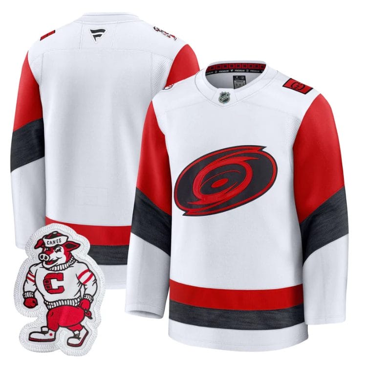 Team Jersey Carolina Hurricanes 2025 - 26 Premium Stitched - Image 3