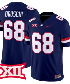 Tedy Bruschi Jersey #68 Arizona Wildcats 2025 Limited Stitched 7 Tedy Bruschi Jersey 68 Arizona Wildcats 2025 Limited Stitched Navy