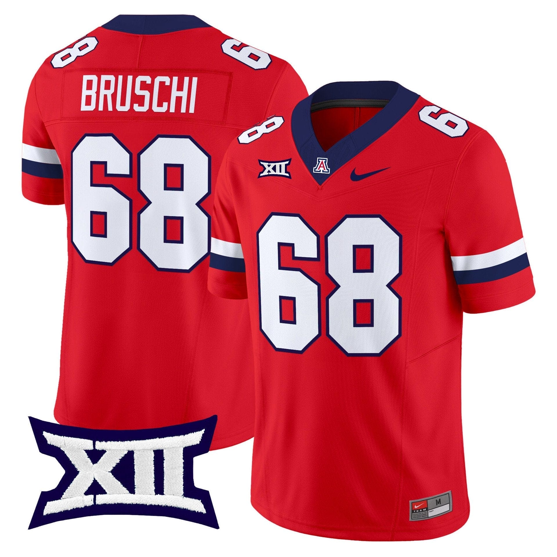 Tedy Bruschi Jersey #68 Arizona Wildcats 2025 Limited Stitched 5 Tedy Bruschi Jersey #68 Arizona Wildcats 2025 Limited Stitched - Image 5