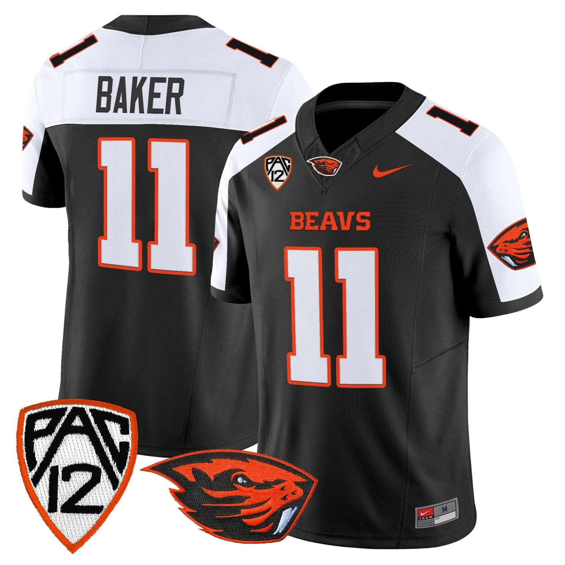 Terry Baker Jersey #11 Oregon State Beavers 2025 Limited Stitched - Image 3