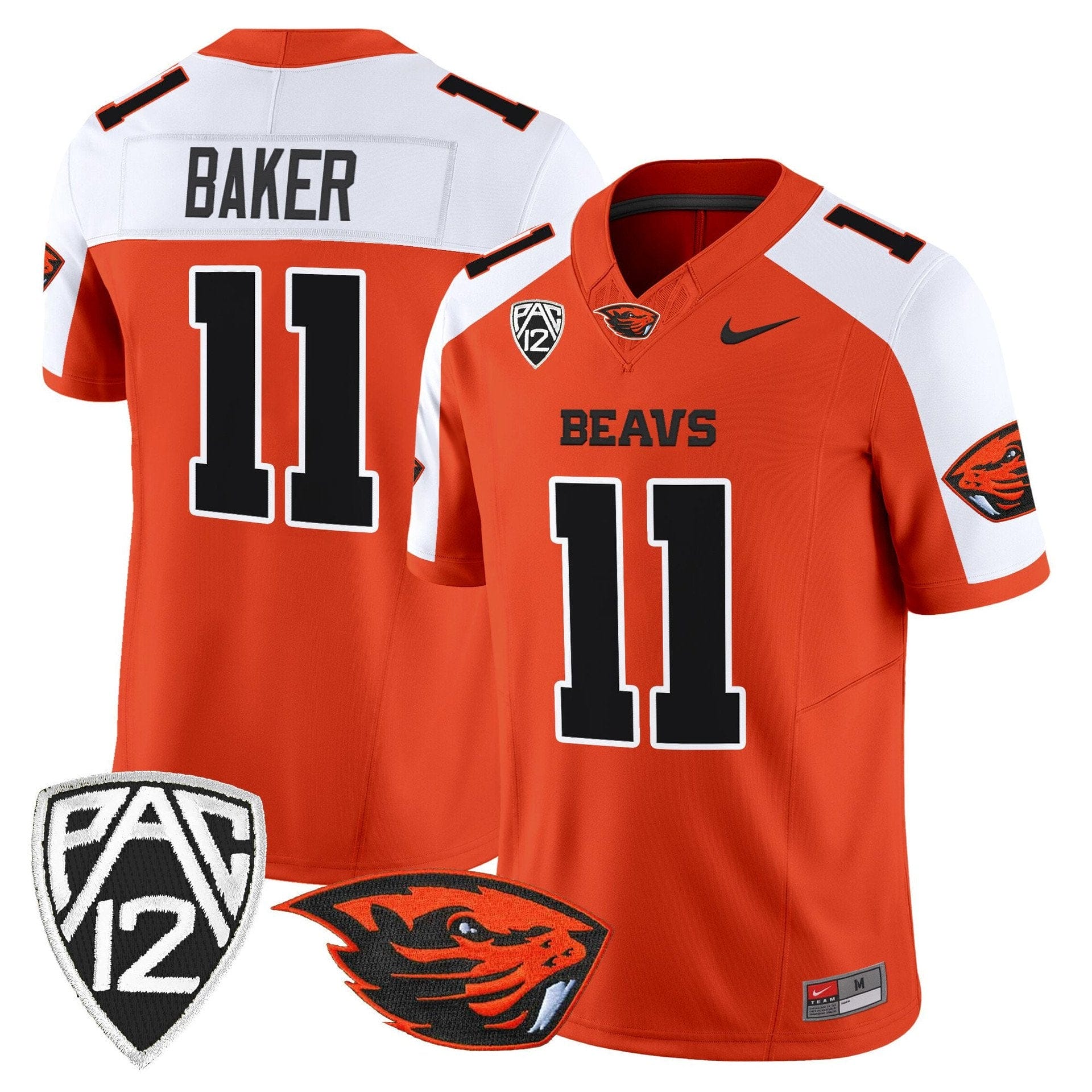 Terry Baker Jersey #11 Oregon State Beavers 2025 Limited Stitched - Image 4