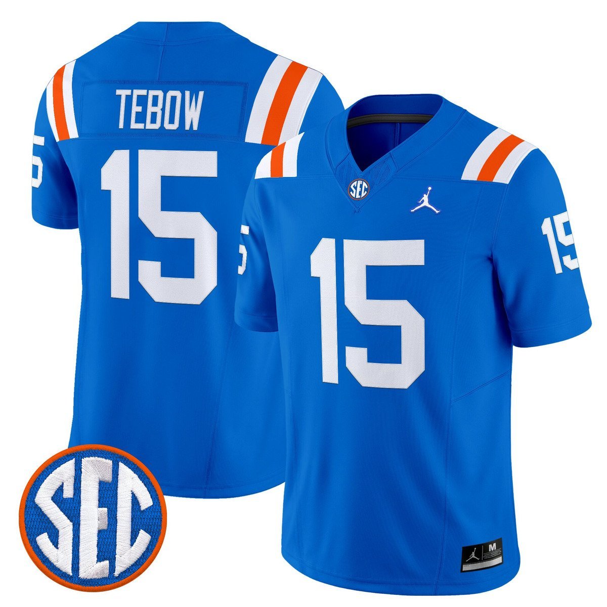 Tim Tebow Jersey #15 Florida Gators 1960s Throwback Vapor Limited - Image 4