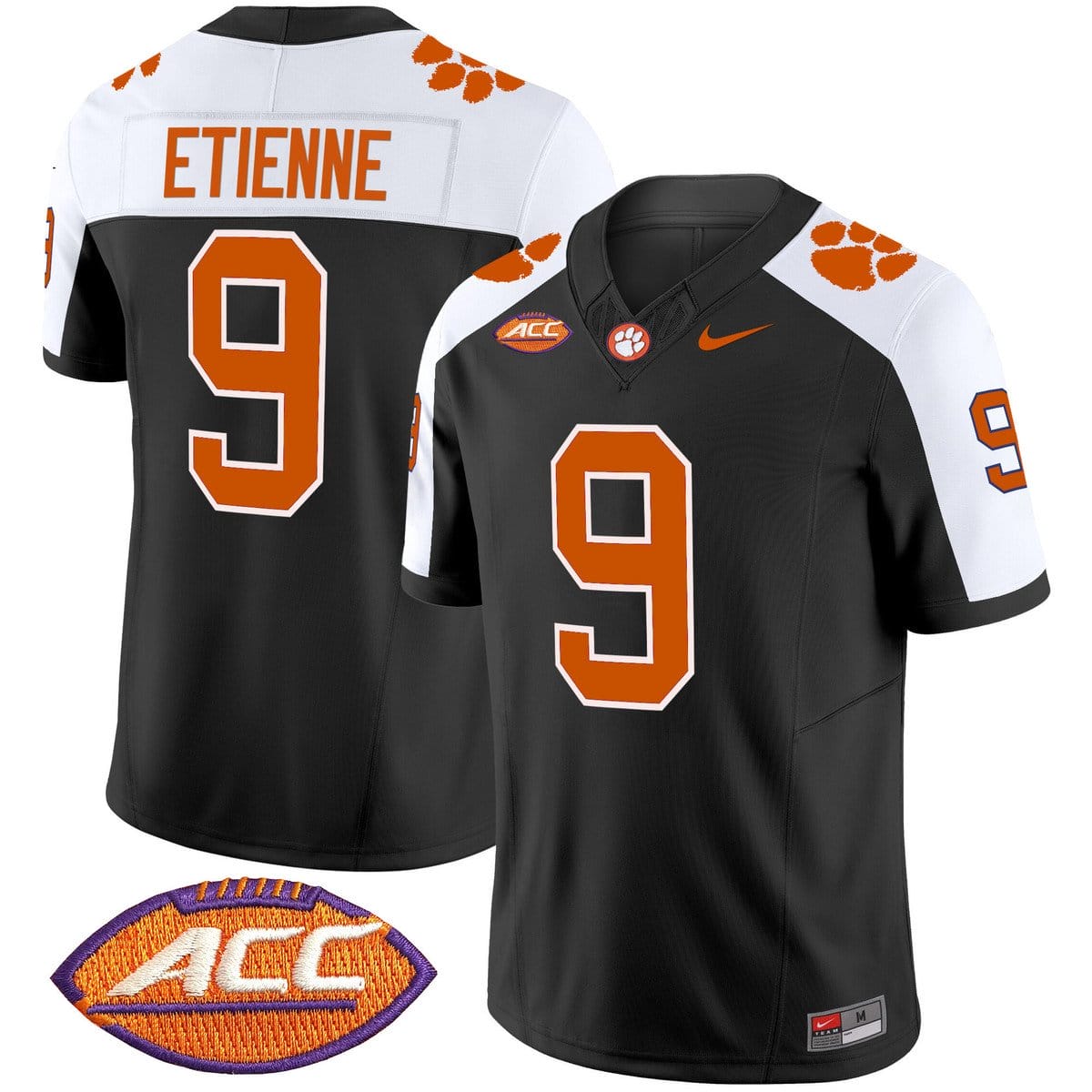 Travis Etienne Jersey #9 Clemson Tigers 2025 Vapor Limited Stitched - Image 3