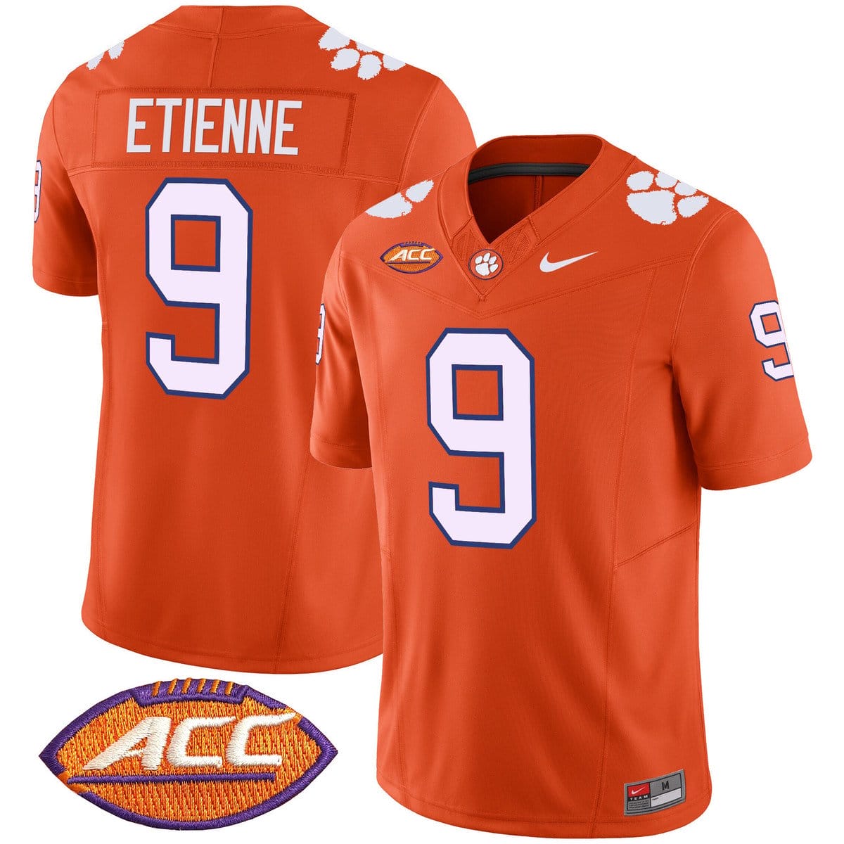 Travis Etienne Jersey #9 Clemson Tigers 2025 Vapor Limited Stitched - Image 5