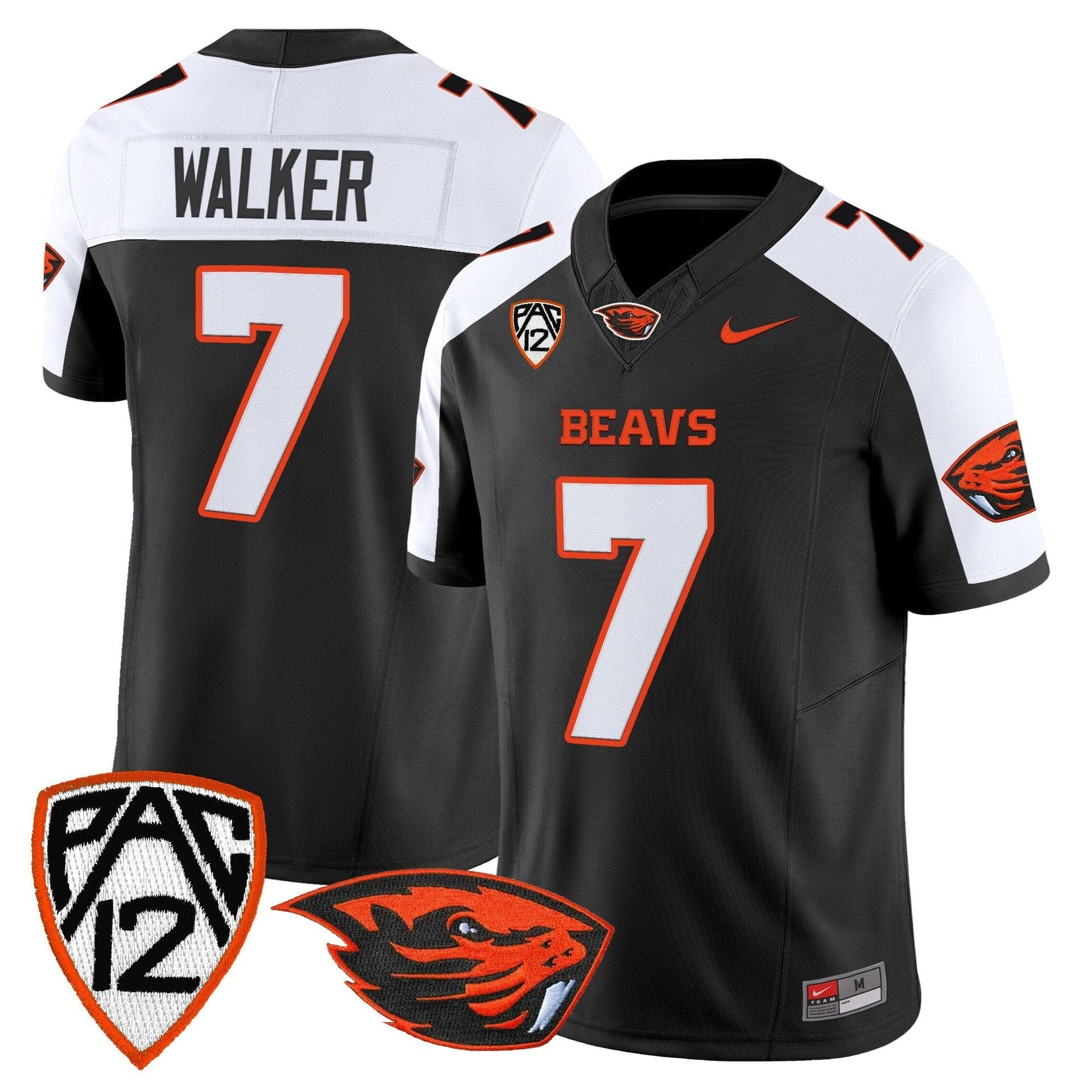 Trent Walker Jersey #7 Oregon State Beavers 2025 Limited Stitched 3 Trent Walker Jersey #7 Oregon State Beavers 2025 Limited Stitched - Image 3