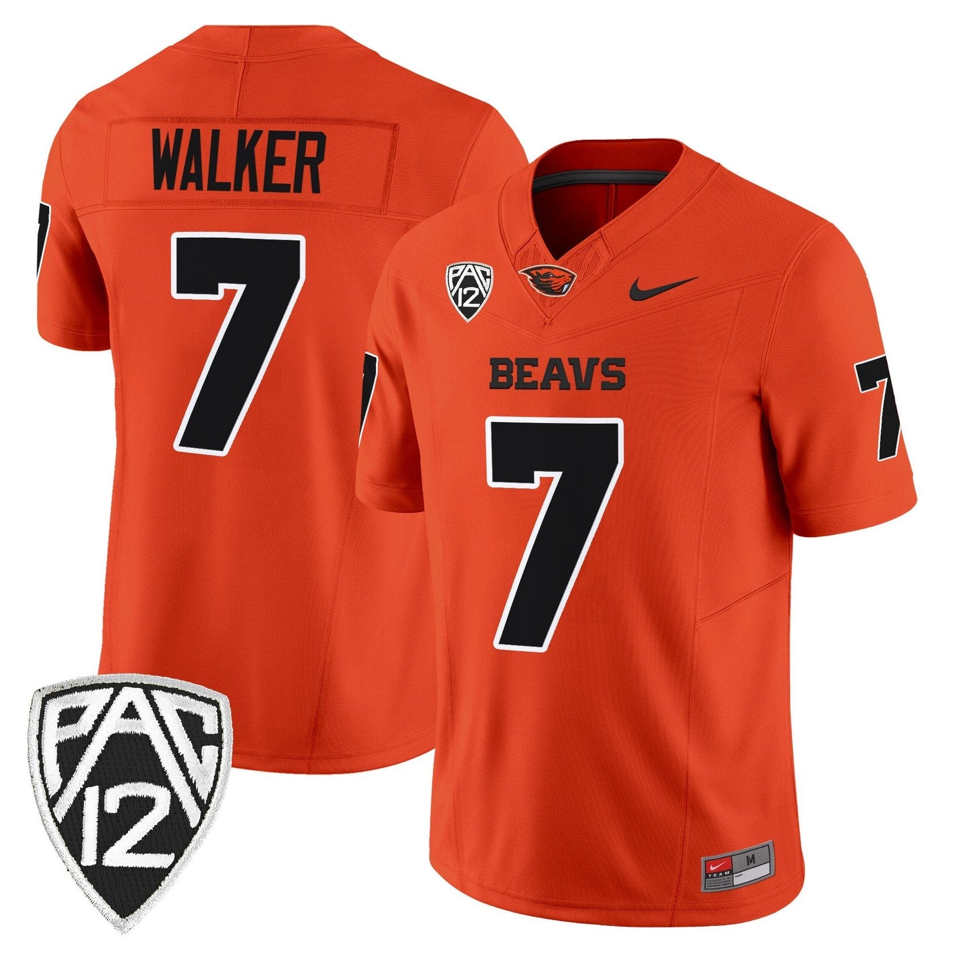Trent Walker Jersey #7 Oregon State Beavers 2025 Limited Stitched 5 Trent Walker Jersey #7 Oregon State Beavers 2025 Limited Stitched - Image 5
