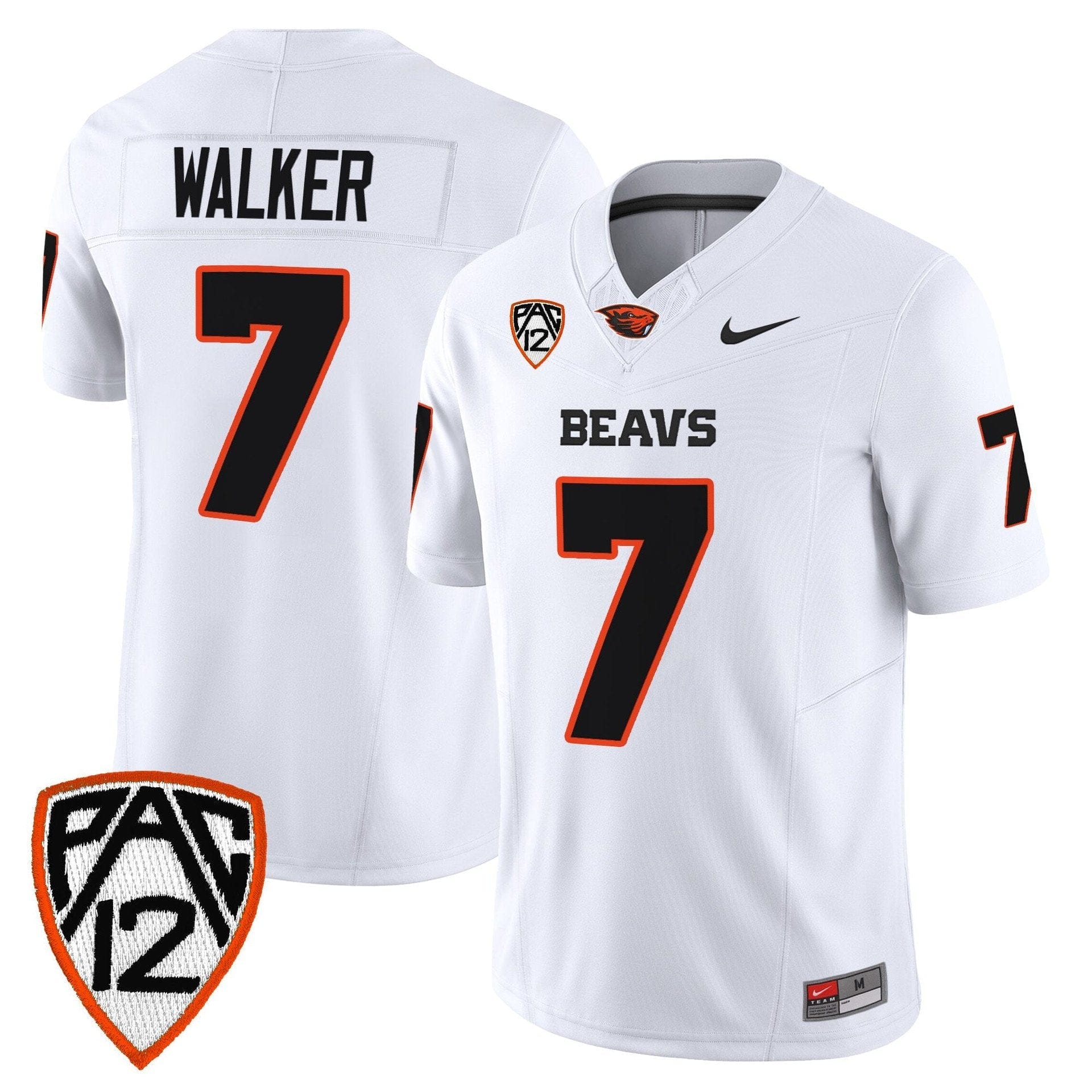 Trent Walker Jersey #7 Oregon State Beavers 2025 Limited Stitched 2 Trent Walker Jersey #7 Oregon State Beavers 2025 Limited Stitched - Image 2