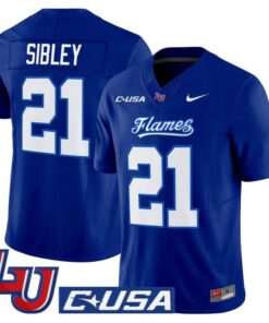 Alternative view of Treon Sibley Jersey #21 Liberty Flames 2025 Vapor Limited Stitched