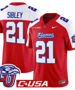 Treon Sibley Jersey #21 Liberty Flames 2025 Vapor Limited Stitched 8 Treon Sibley Jersey 21 Liberty Flames 2025 Vapor Limited Stitched Red Alter 2cd370b9 307f 4726 a441 751f53c7b645