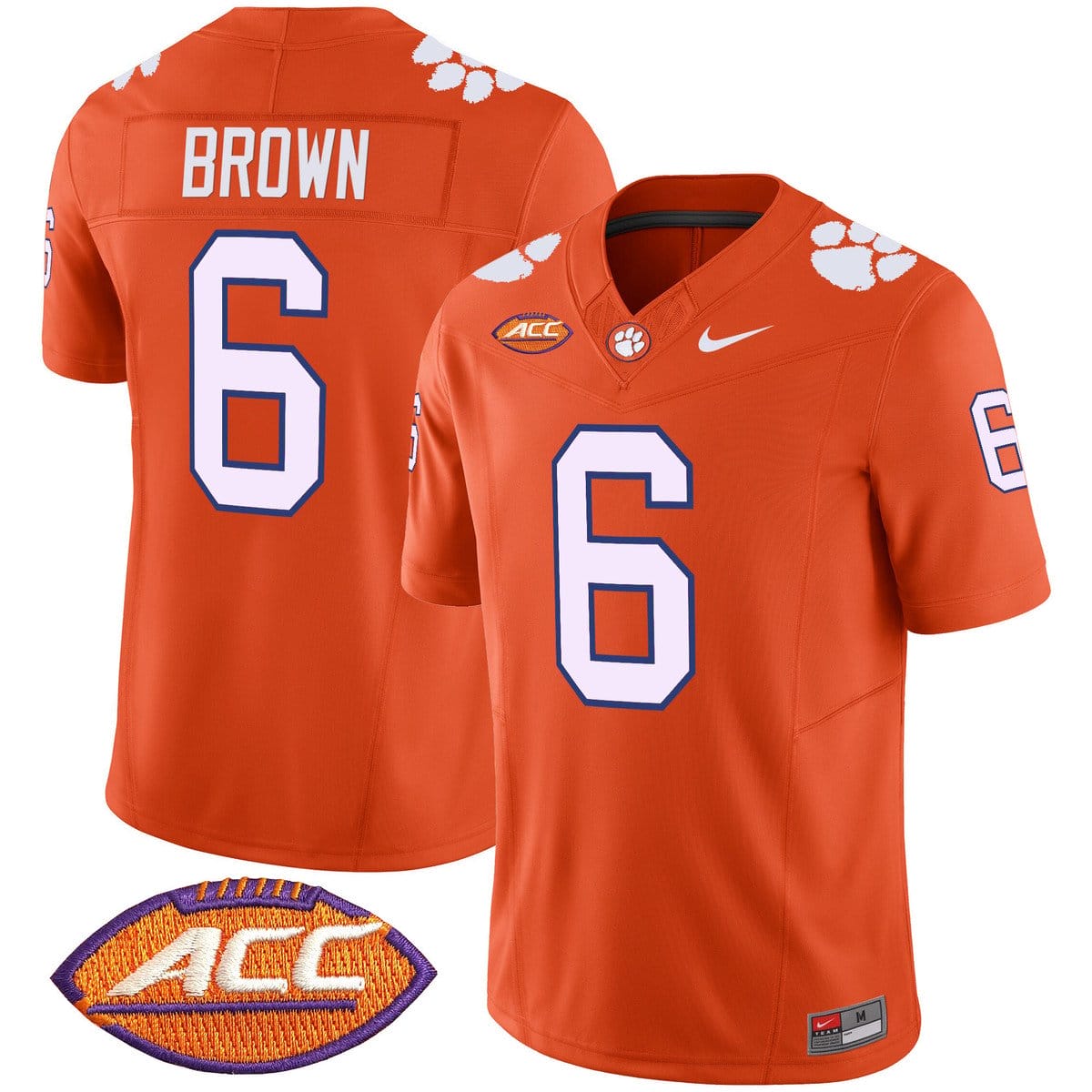 Tyler Brown Jersey #6 Clemson Tigers 2025 Vapor Limited Stitched - Image 5