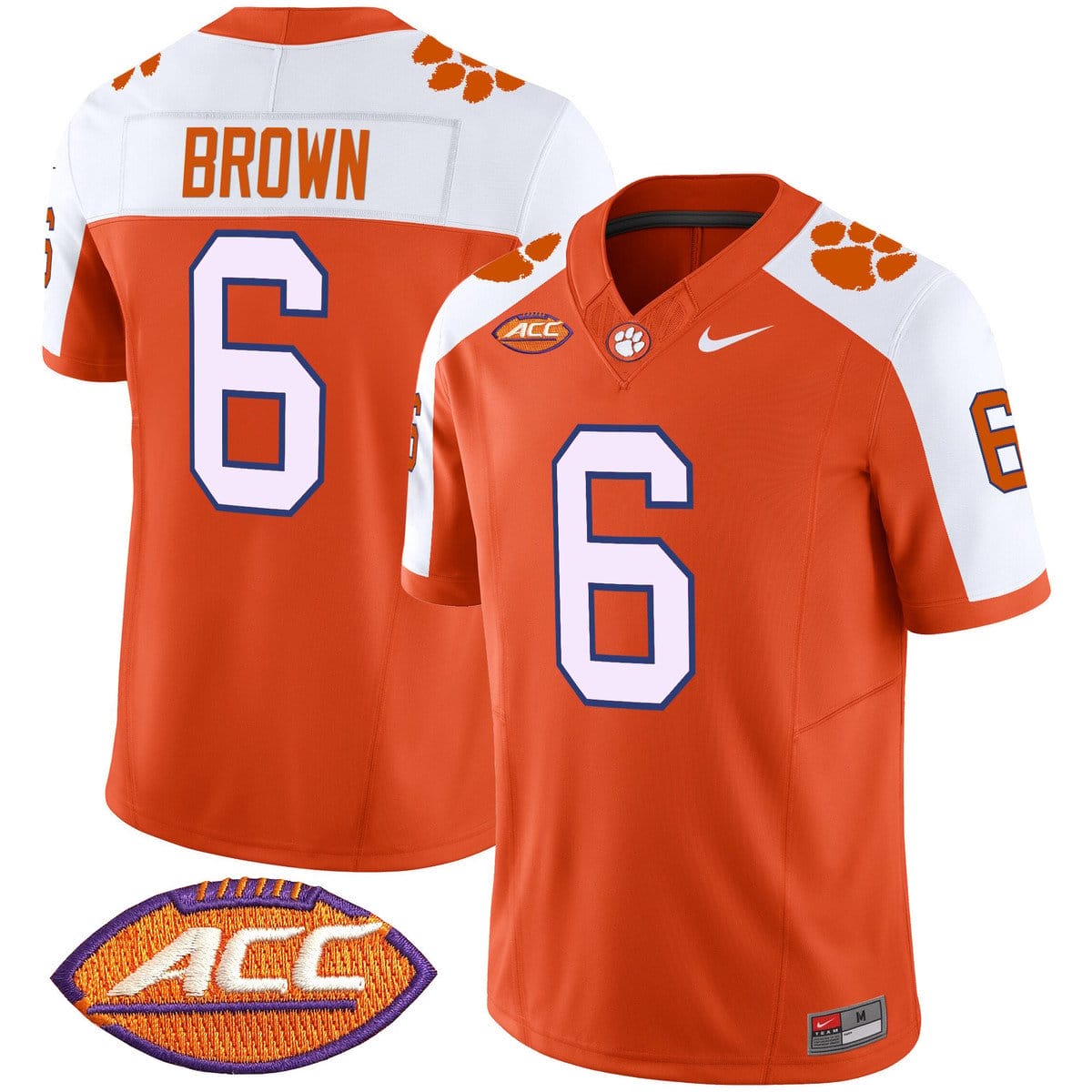 Tyler Brown Jersey #6 Clemson Tigers 2025 Vapor Limited Stitched - Image 4