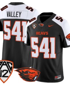 Valley Jersey #541 Oregon State Beavers 2025 Limited Stitched 7 Valley Jersey 541 Oregon State Beavers 2025 Limited Stitched Black Alter
