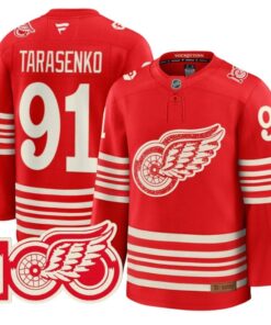 Vladimir Tarasenko Jersey #91 Detroit Red Wings Centennial Season Premium