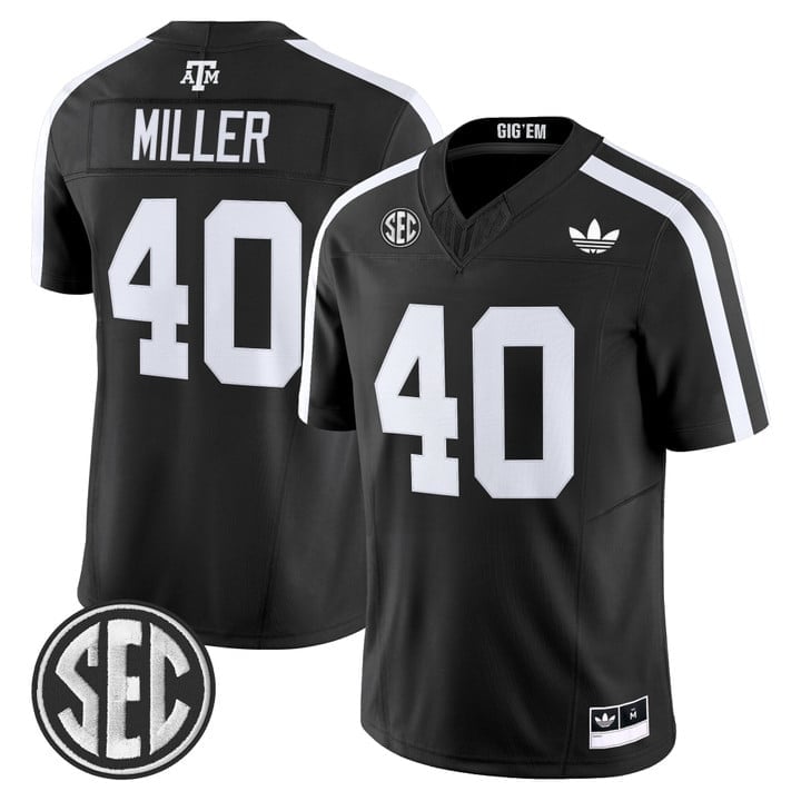 Von Miller Jersey 40 Texas A M Aggies 2025 Vapor V2 Stitched Black 48c00b95 481c 432d b98d 54207e9059ca