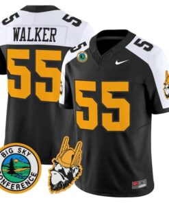 Wayne Walker Jersey #55 Idaho Vandals 1975 Throwback Limited Stitched 7 Wayne Walker Jersey 55 Idaho Vandals 1975 Throwback Limited Stitched Black Alter