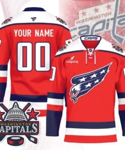 Washington Capitals Screaming Eagle Hockey Jersey - All Stitched 13 YourName