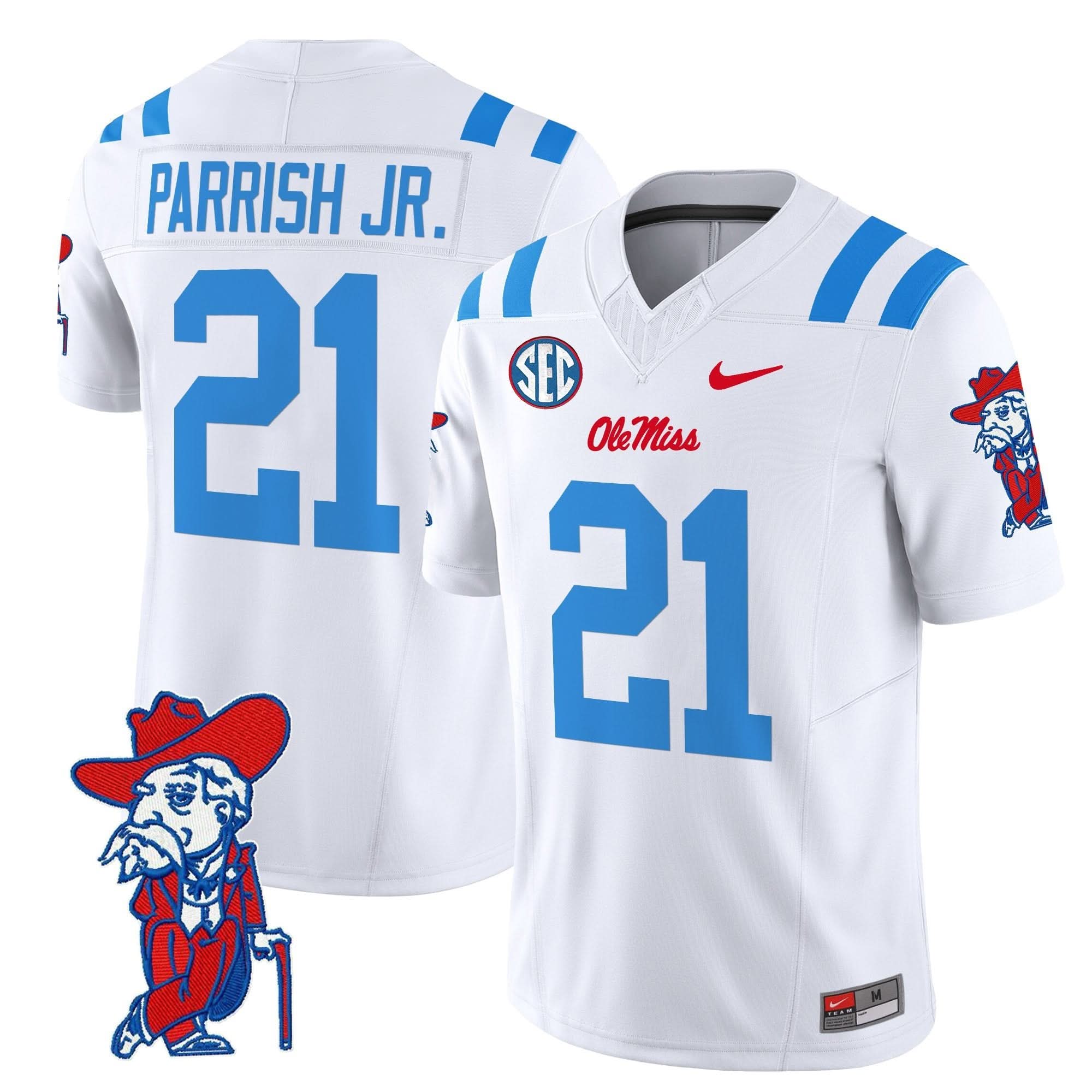 Ole Miss Rebels 2025 Vapor Limited Jersey V2 - All Stitched 8 Ole Miss Rebels 2025 Vapor Limited Jersey V2 - All Stitched - Image 8