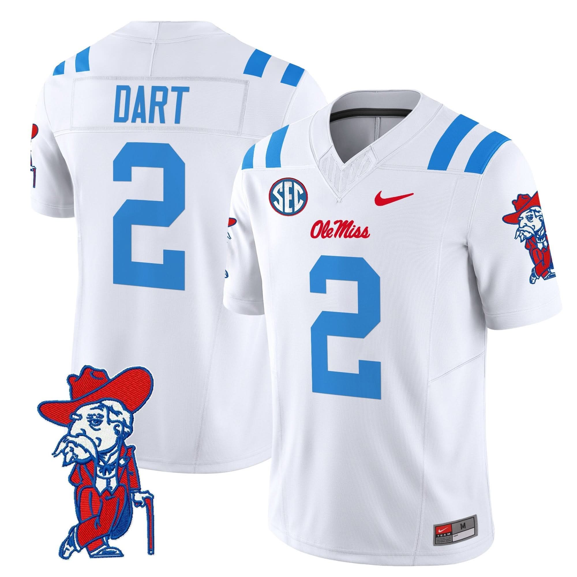 Ole Miss Rebels 2025 Vapor Limited Jersey V2 - All Stitched 21 Ole Miss Rebels 2025 Vapor Limited Jersey V2 - All Stitched - Image 21