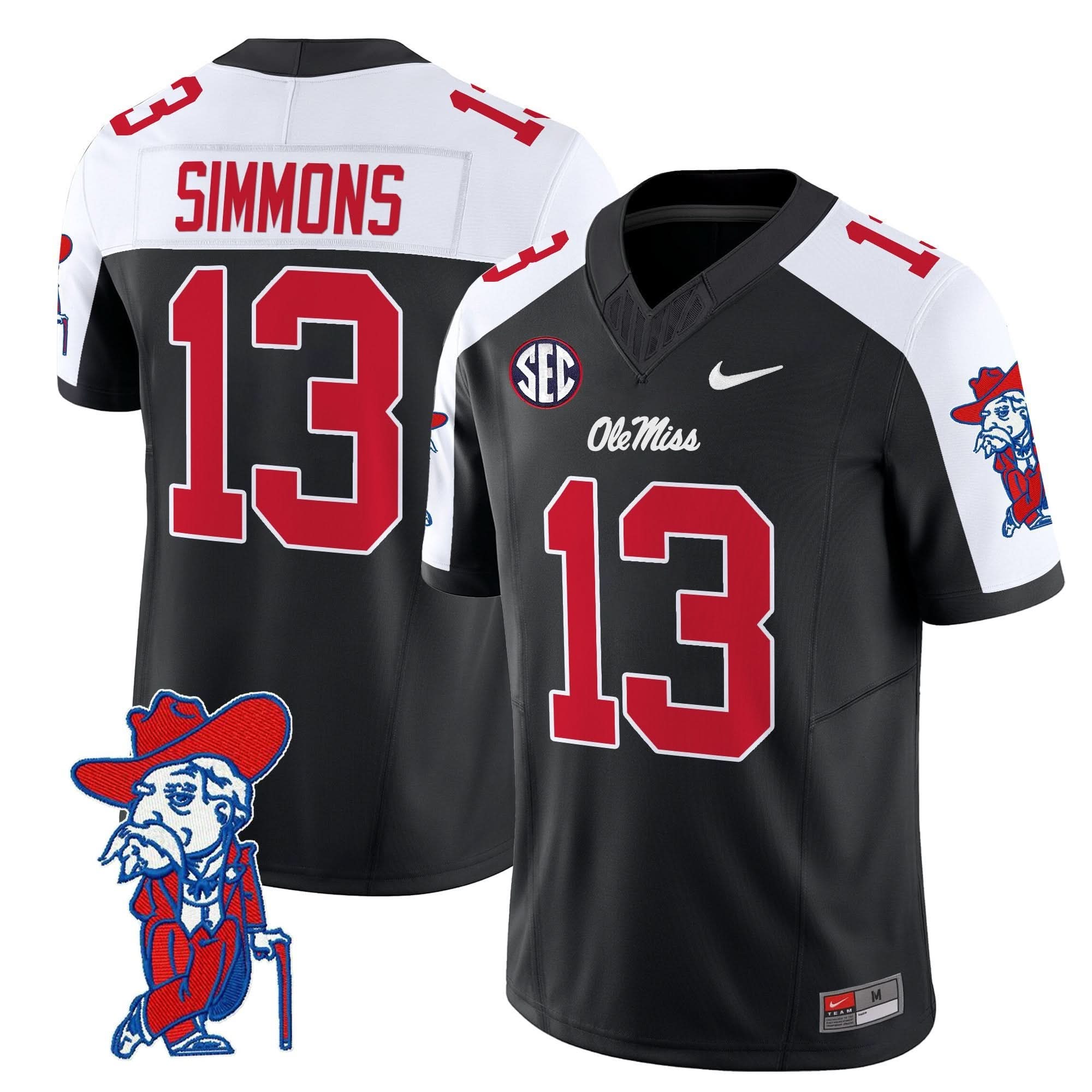 Ole Miss Rebels 2025 Vapor Limited Jersey V2 - All Stitched 42 Ole Miss Rebels 2025 Vapor Limited Jersey V2 - All Stitched - Image 42
