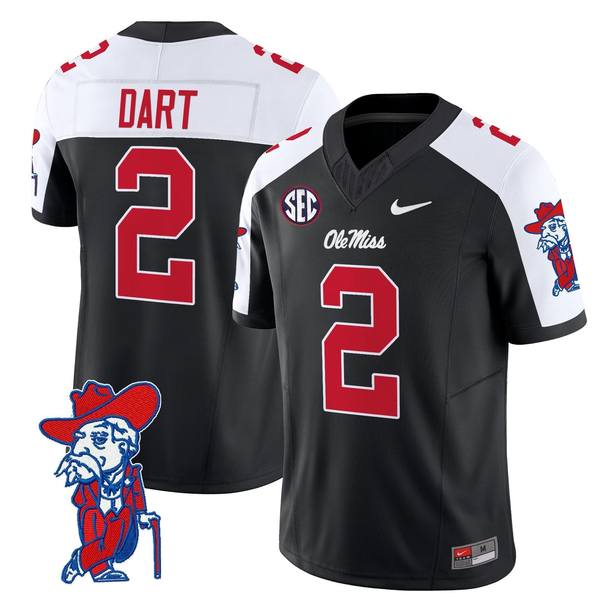 Ole Miss Rebels 2025 Vapor Limited Jersey V2 - All Stitched 12 Ole Miss Rebels 2025 Vapor Limited Jersey V2 - All Stitched - Image 12