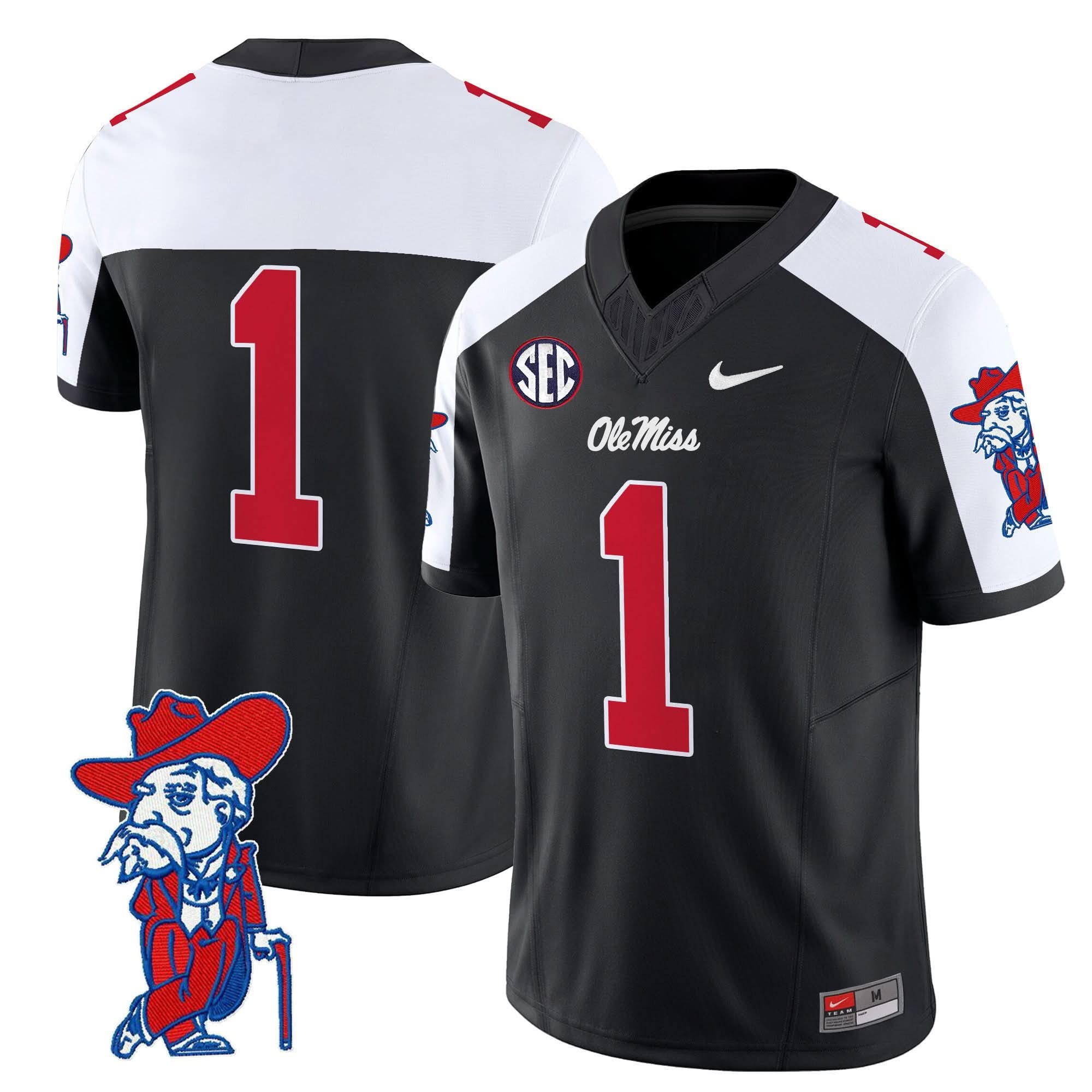 Ole Miss Rebels 2025 Vapor Limited Jersey V2 - All Stitched 46 Ole Miss Rebels 2025 Vapor Limited Jersey V2 - All Stitched - Image 46