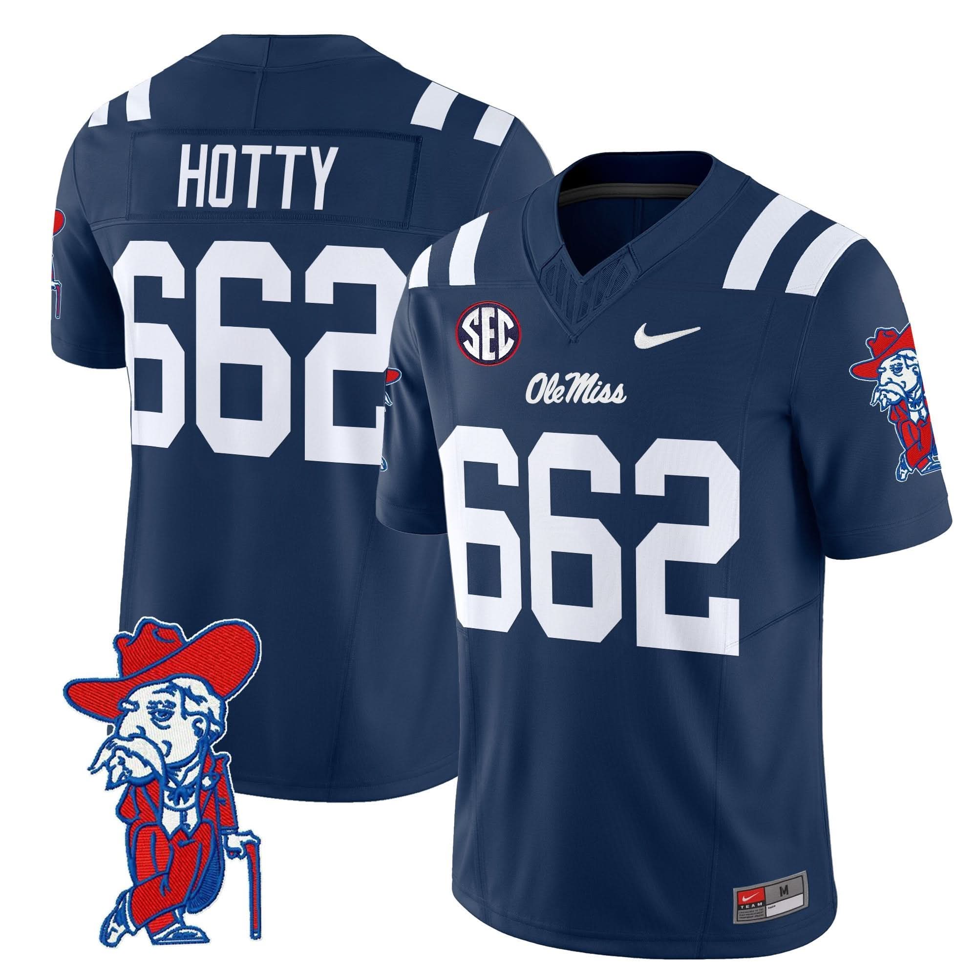Ole Miss Rebels 2025 Vapor Limited Jersey V2 - All Stitched 48 Ole Miss Rebels 2025 Vapor Limited Jersey V2 - All Stitched - Image 48