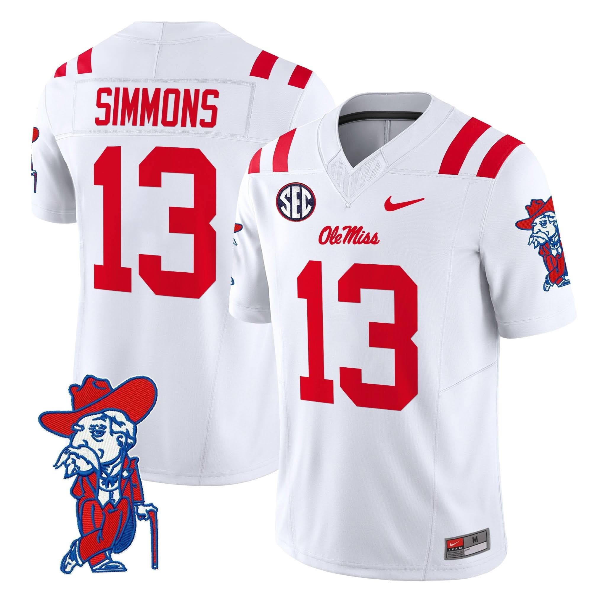 Ole Miss Rebels 2025 Vapor Limited Jersey V2 - All Stitched 7 Ole Miss Rebels 2025 Vapor Limited Jersey V2 - All Stitched - Image 7