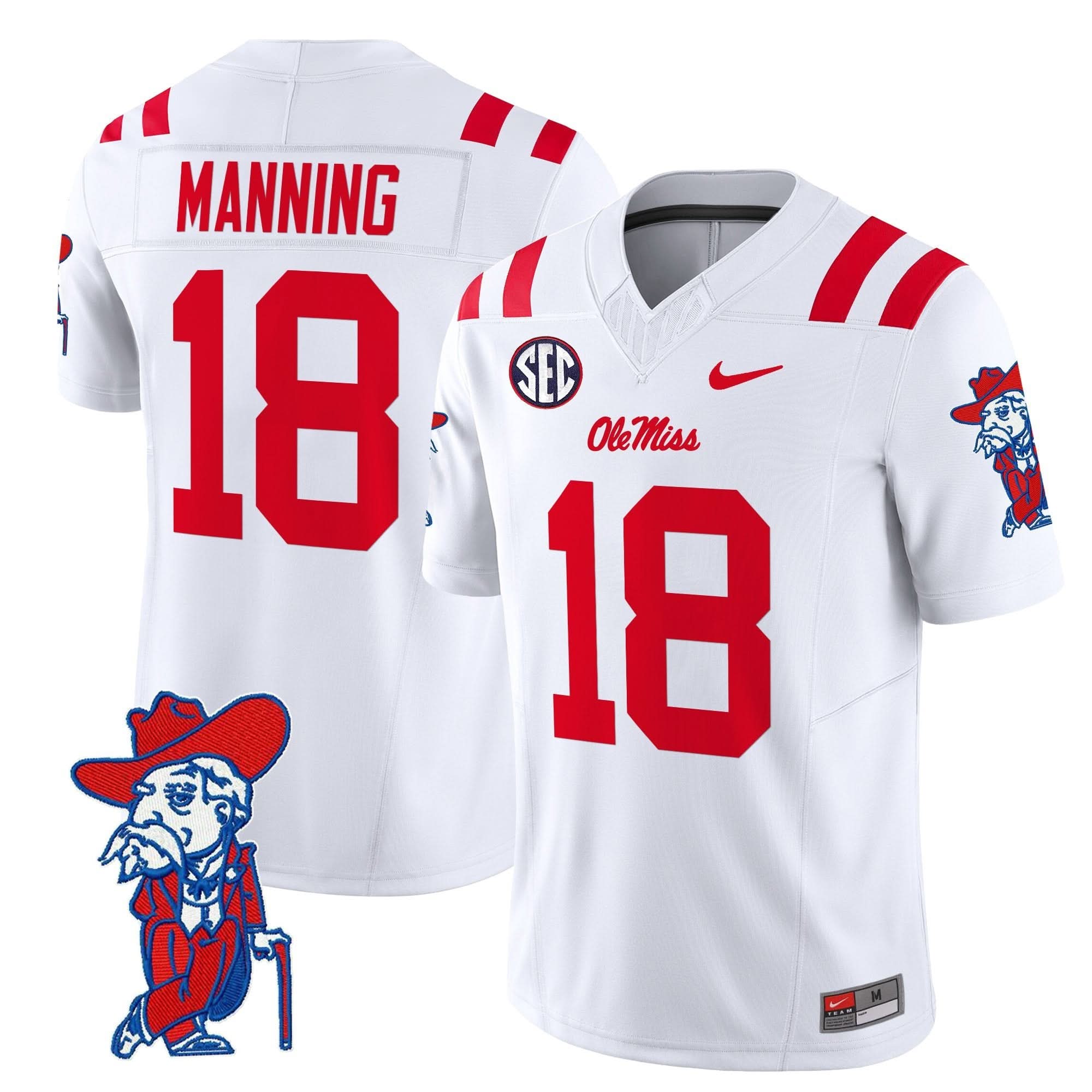 Ole Miss Rebels 2025 Vapor Limited Jersey V2 - All Stitched 13 Ole Miss Rebels 2025 Vapor Limited Jersey V2 - All Stitched - Image 13