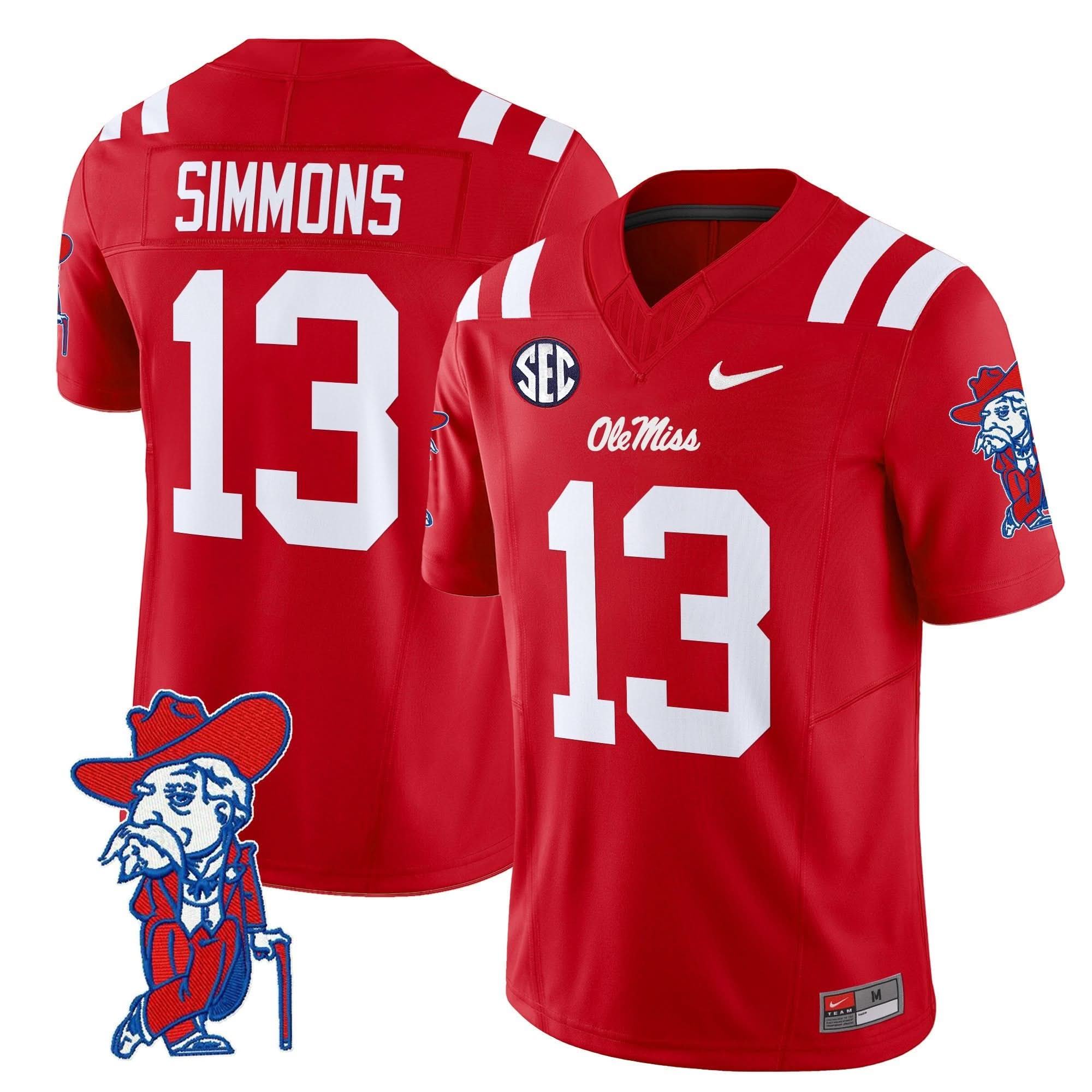 Ole Miss Rebels 2025 Vapor Limited Jersey V2 - All Stitched 17 Ole Miss Rebels 2025 Vapor Limited Jersey V2 - All Stitched - Image 17