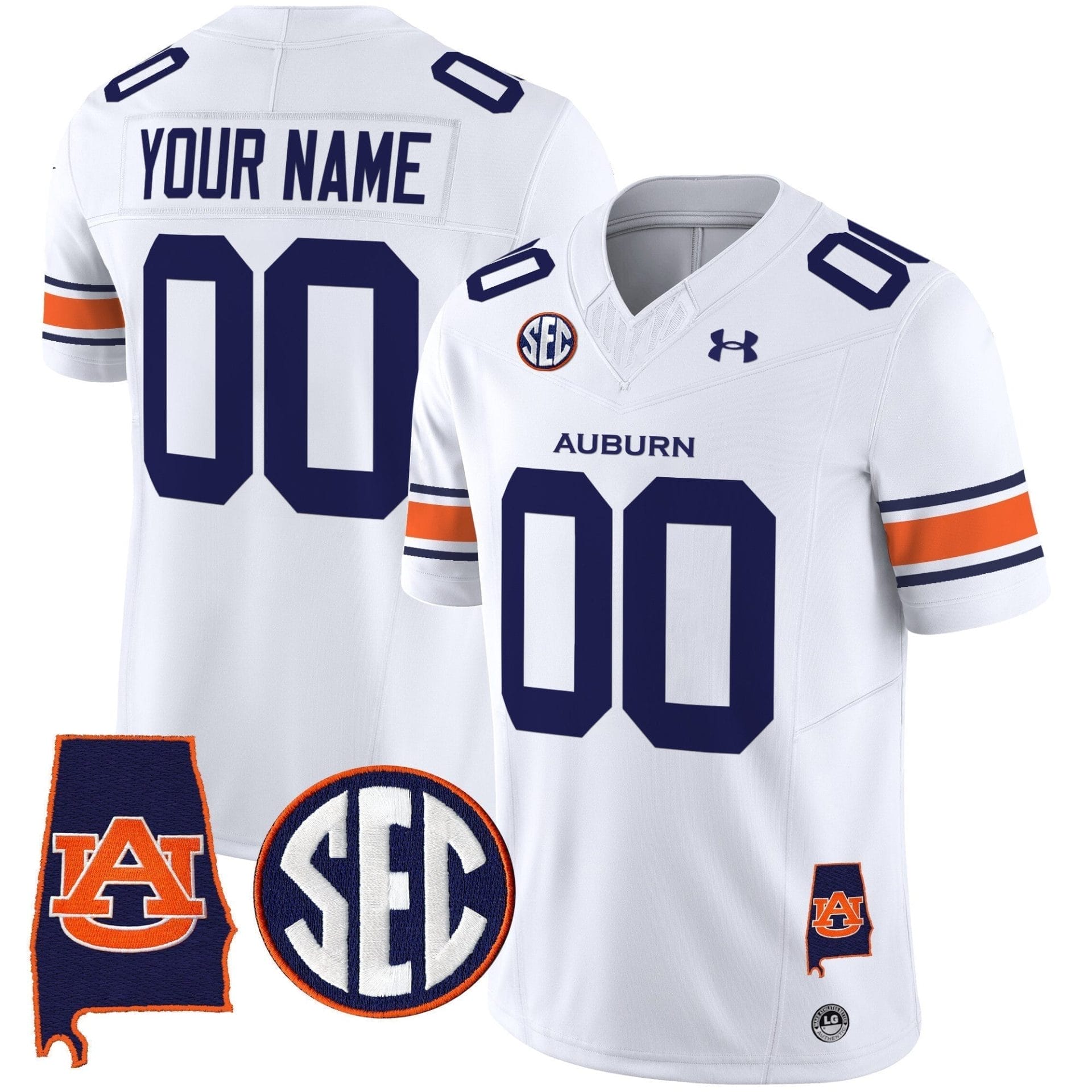 Custom Auburn Tigers Jersey Name, Number 2025 Alabama Patch Vapor Limited All Stitched 5 Custom Auburn Tigers Jersey Name, Number 2025 Alabama Patch Vapor Limited All Stitched - Image 5