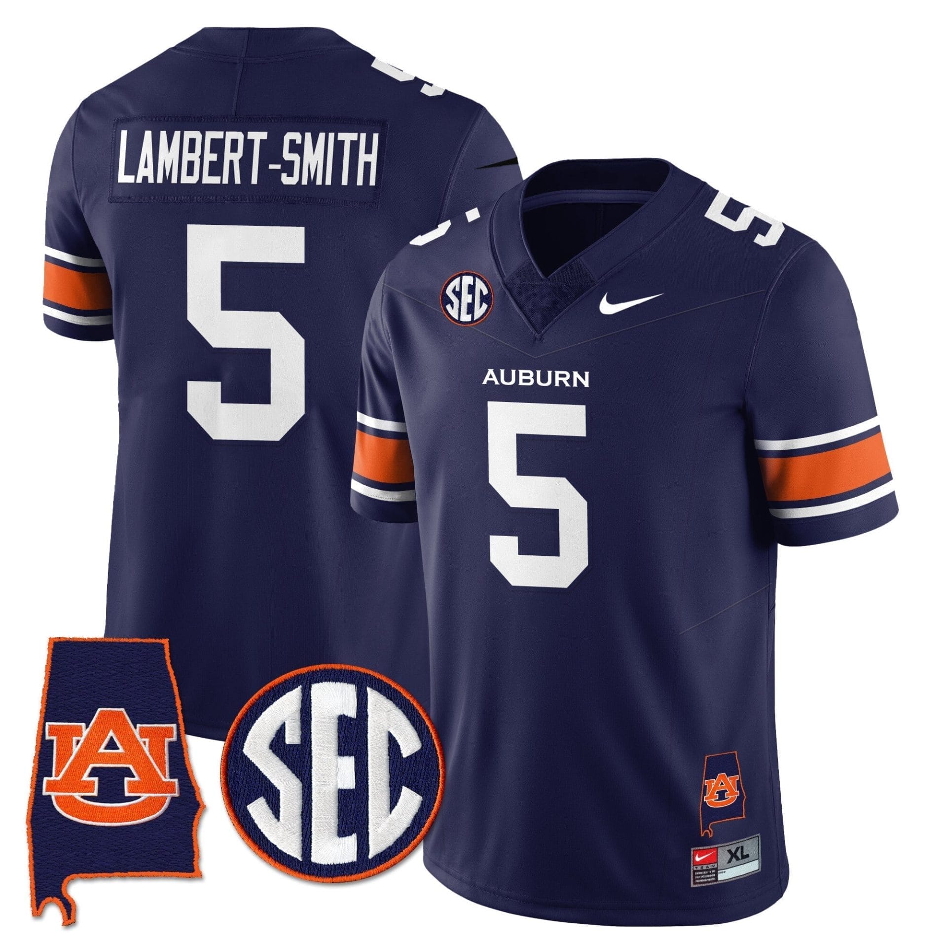 Auburn Tigers Alabama Patch Vapor Limited Jersey - All Stitched 32 Auburn Tigers Alabama Patch Vapor Limited Jersey - All Stitched - Image 32