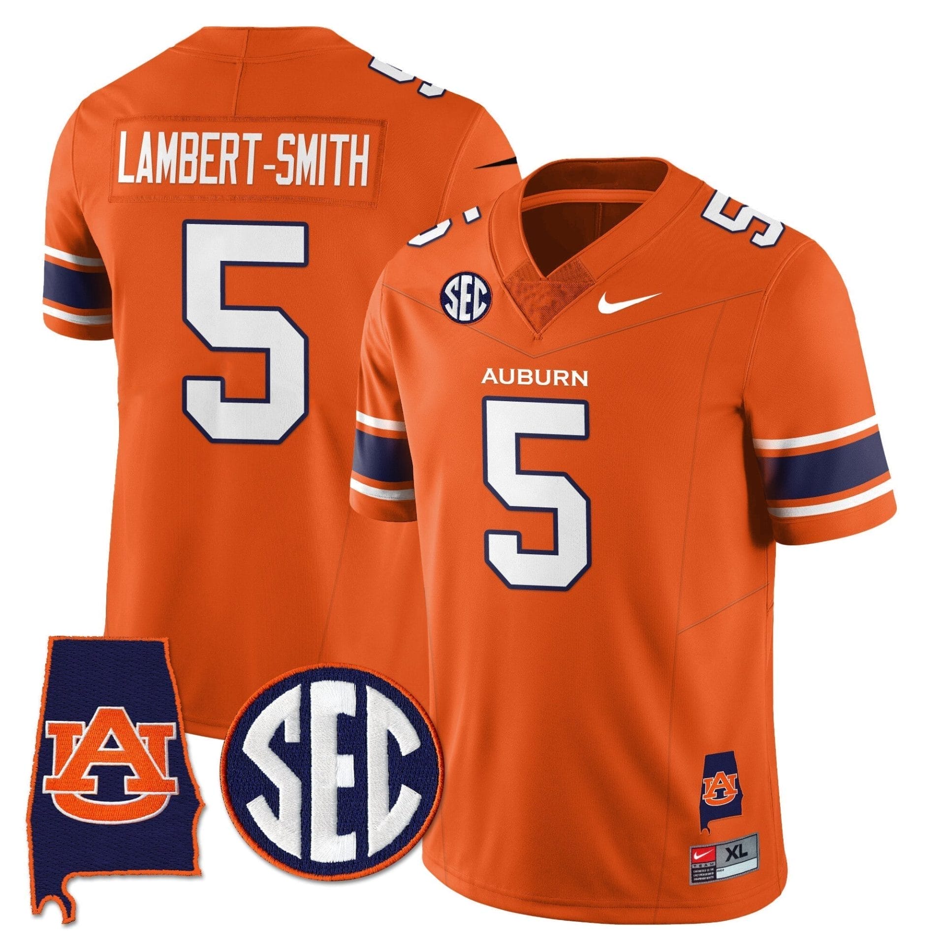 Auburn Tigers Alabama Patch Vapor Limited Jersey - All Stitched 15 Auburn Tigers Alabama Patch Vapor Limited Jersey - All Stitched - Image 15