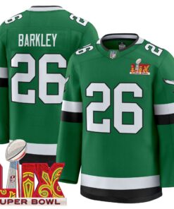 Eagles Kelly Green Hockey Premium Jersey V2 - All Stitched