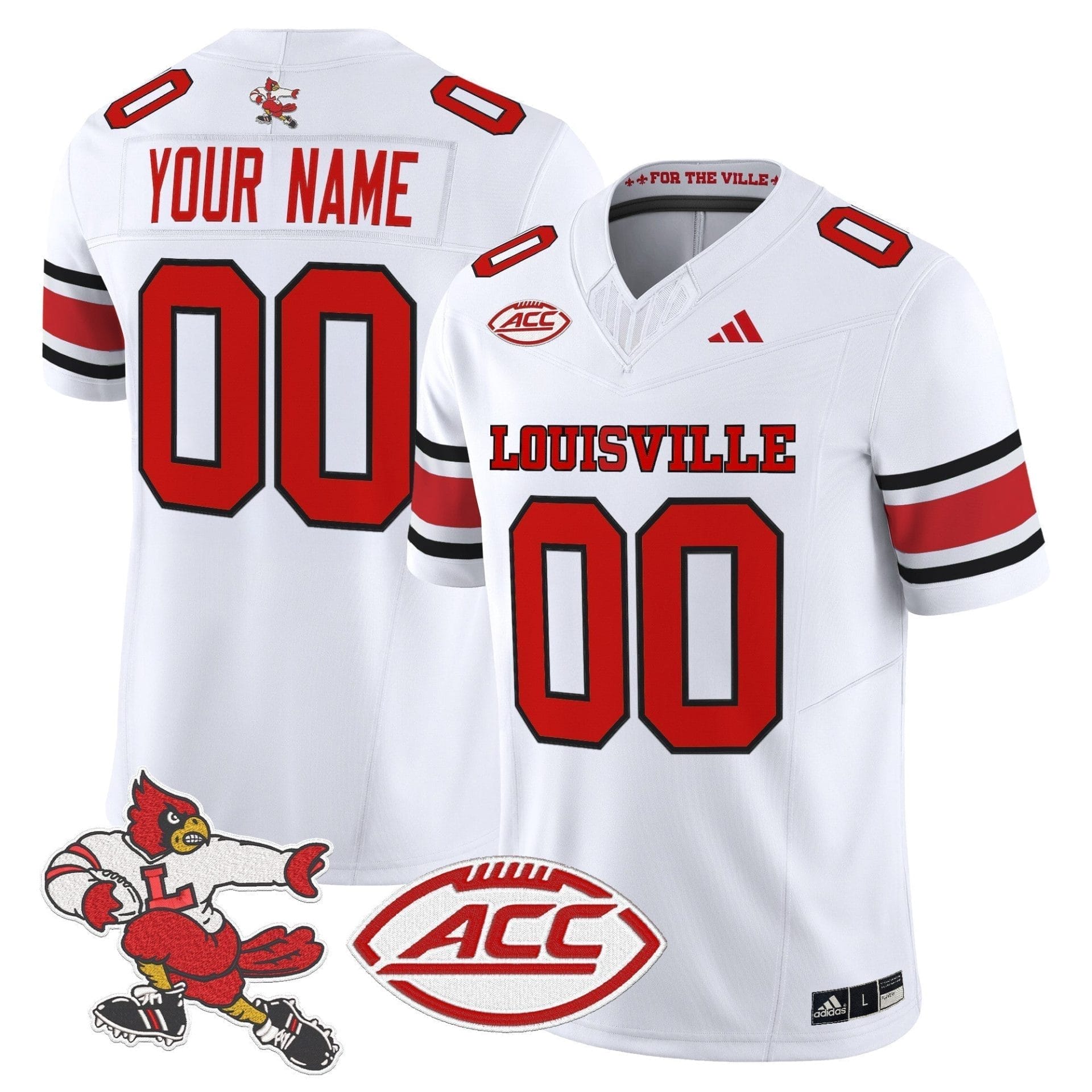 Custom Louisville Cardinals Jersey 1980s Throwback Vaport Limited Stitched All Colors 2 Custom Louisville Cardinals Jersey 1980s Throwback Vaport Limited Stitched All Colors - Image 2