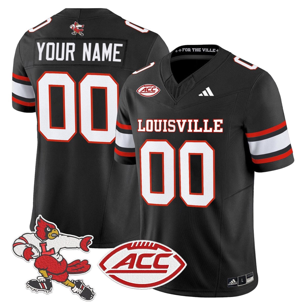 Custom Louisville Cardinals Jersey 1980s Throwback Vaport Limited Stitched All Colors 5 Custom Louisville Cardinals Jersey 1980s Throwback Vaport Limited Stitched All Colors - Image 5