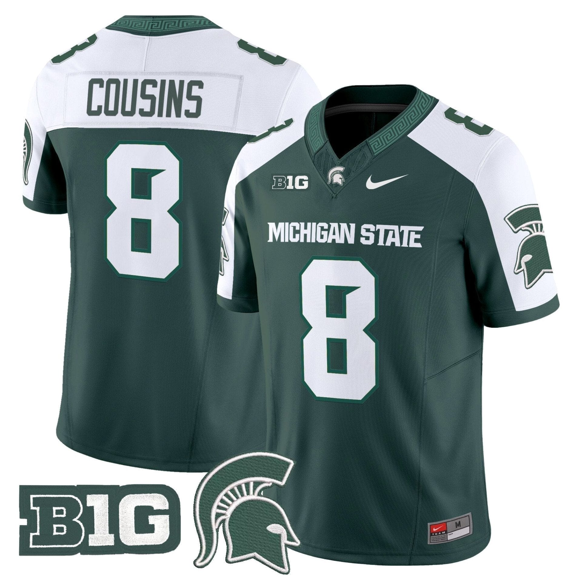 Men's Michigan State Spartans 2025 Vapor Limited Jersey - All Stitched 25 Men's Michigan State Spartans 2025 Vapor Limited Jersey - All Stitched - Image 25