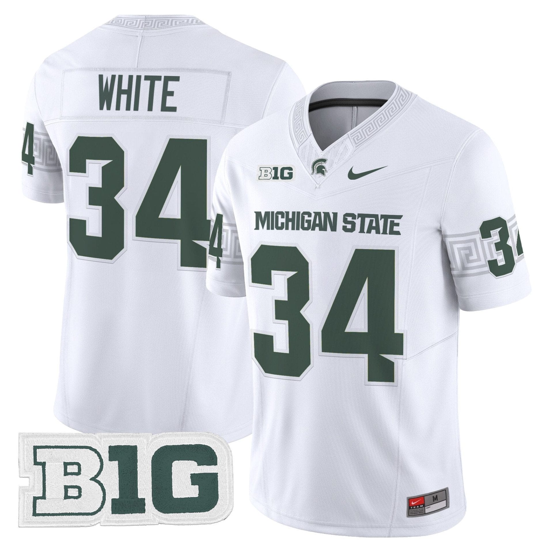 Men's Michigan State Spartans 2025 Vapor Limited Jersey - All Stitched 10 Men's Michigan State Spartans 2025 Vapor Limited Jersey - All Stitched - Image 10