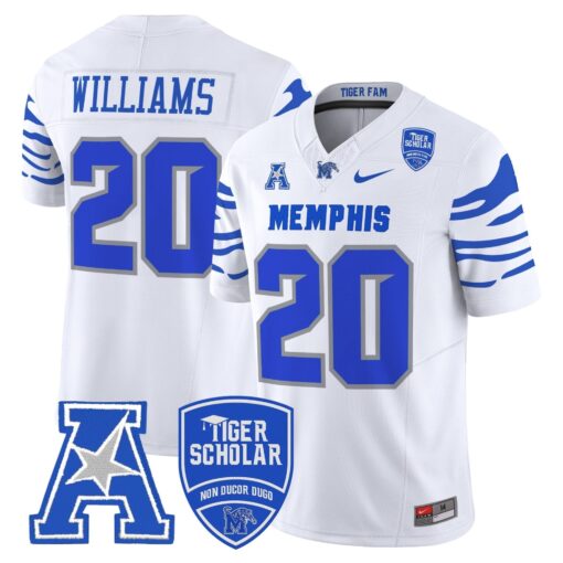 Memphis Tigers 2025 Vapor Limited Jersey - All Stitched - Image 42