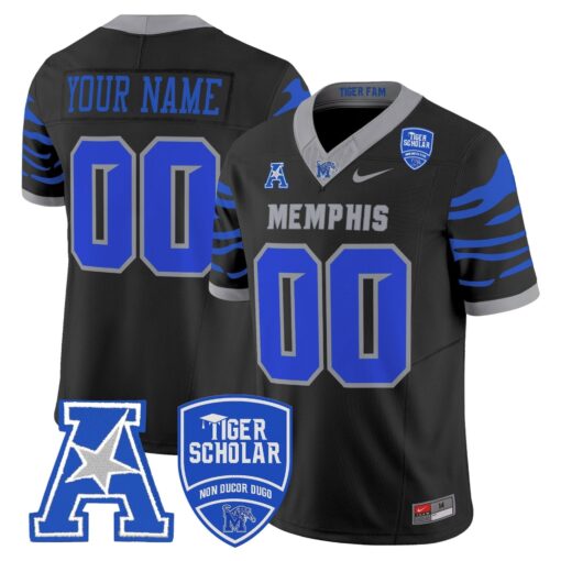 Memphis Tigers 2025 Vapor Limited Custom Jersey - All Stitched - Image 4